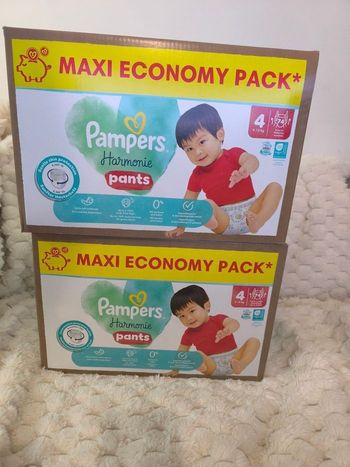 Pampers harmonie T4 pants - 2*74 couches