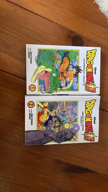 Lot de 2 mangas Dragon Ball Super