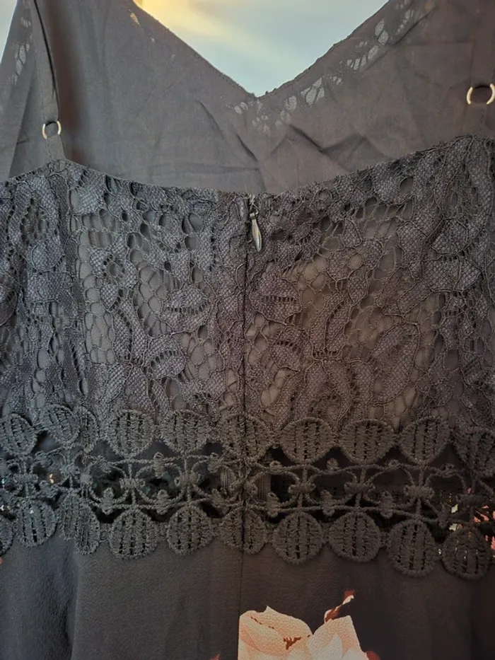 Robe noir à motif - photo numéro 3