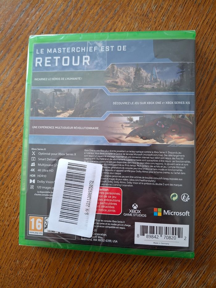 Jeu xbox one et serie x halo infinite neuf - photo numéro 2