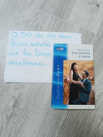 Livre Harlequin collection Azur