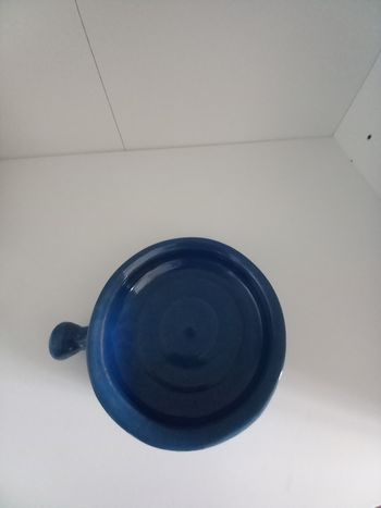 Cassolette bleue terre cuite