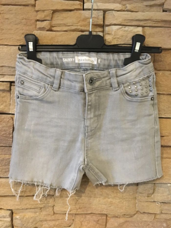 Short Skinny gris 8 ans