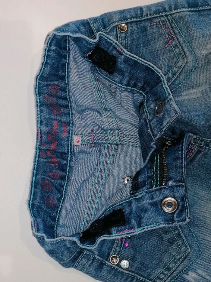 Bermudas jeans et strass 4ans Gèmo - photo numéro 3