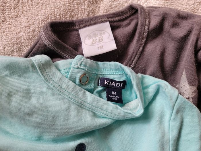 Lot de 5 pyjamas 1 mois garçon - photo numéro 7