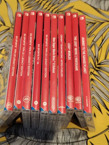 Lot de 10 jeux Nintendo Switch 