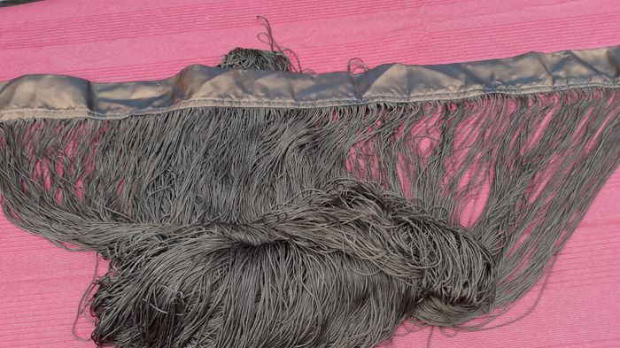 Faby27800 Rideaux de fils couleur chocolat x 2