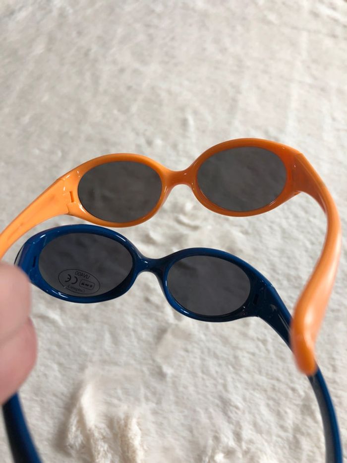 Lot 2 paires lunettes soleil bébé catégorie 3 UV400 - photo numéro 7
