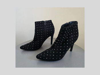 📌 Bottines à talons Pimkie - cloutées