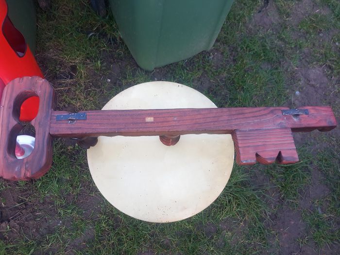 Patère en forme de clé En bois - photo numéro 6