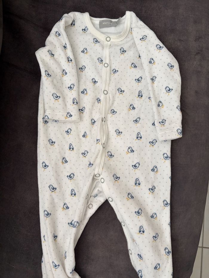 Pyjamas velours oiseau
