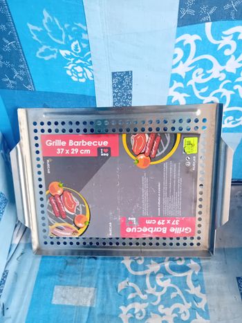 Grille barbecue 37x29cm neuf