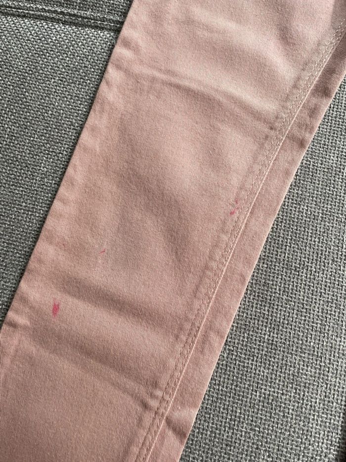 Jean Slim Vertbaudet vieux rose 10 ans - photo numéro 2