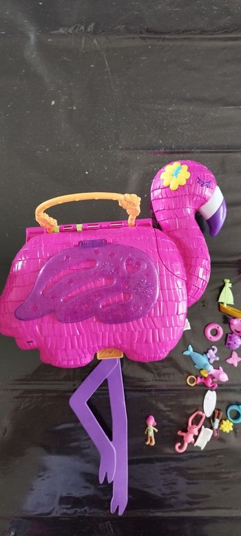 Polly Pocket Flamant rose