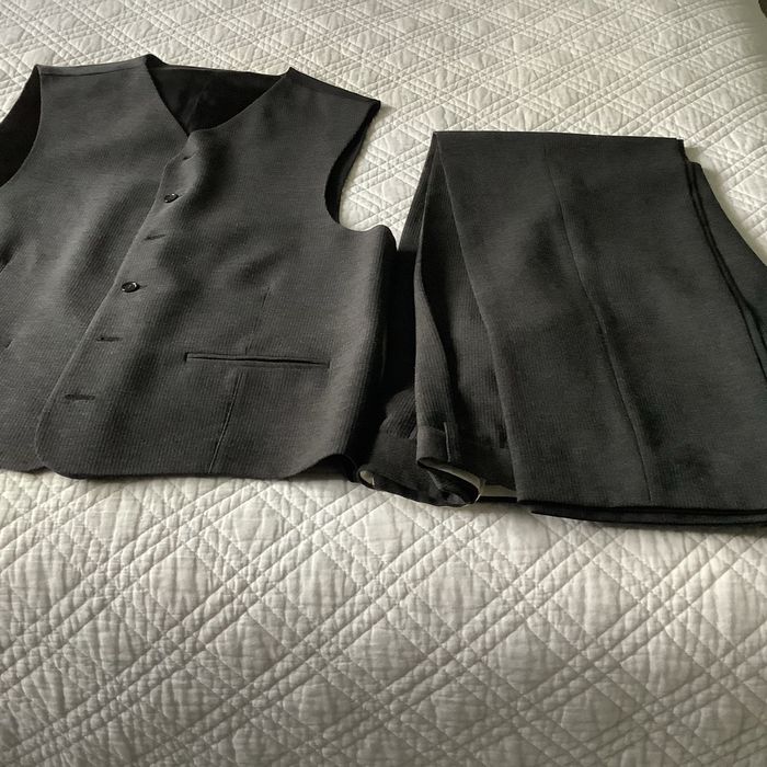 Costume 3 pièces homme gris foncé taille 52 - photo numéro 2