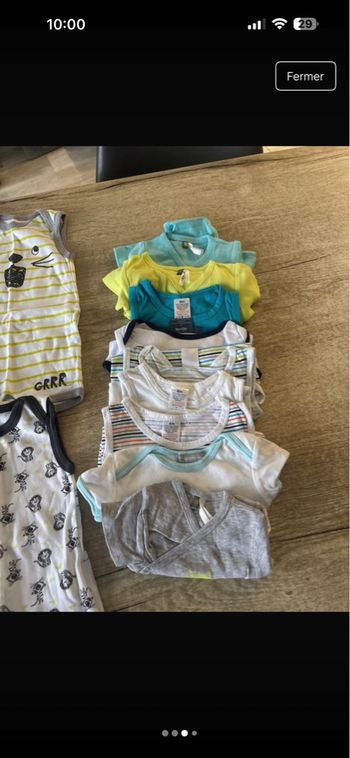 Lot de body et body short