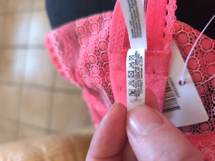 Joli soutien gorge dentelle corail - photo numéro 11