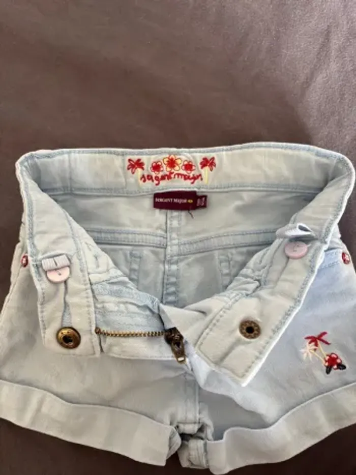 Short fille 2 ans 92cm sergent major - photo numéro 3