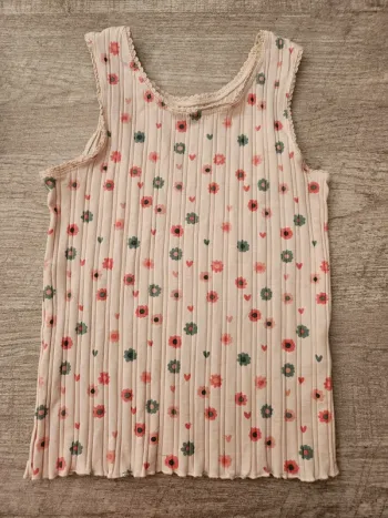 Débardeur à fleurs