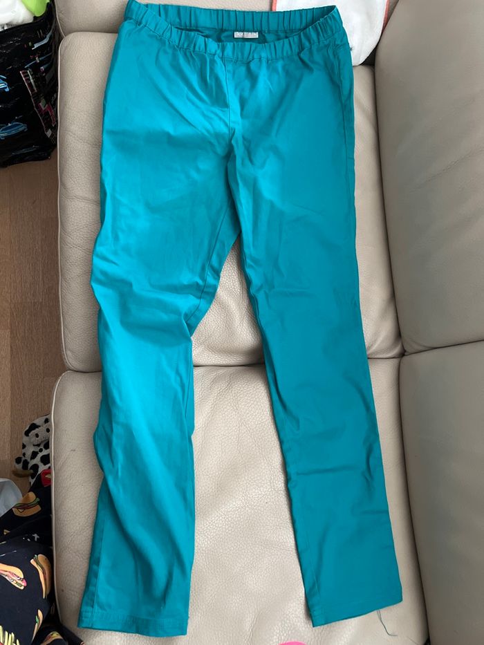 Jean turquoise
