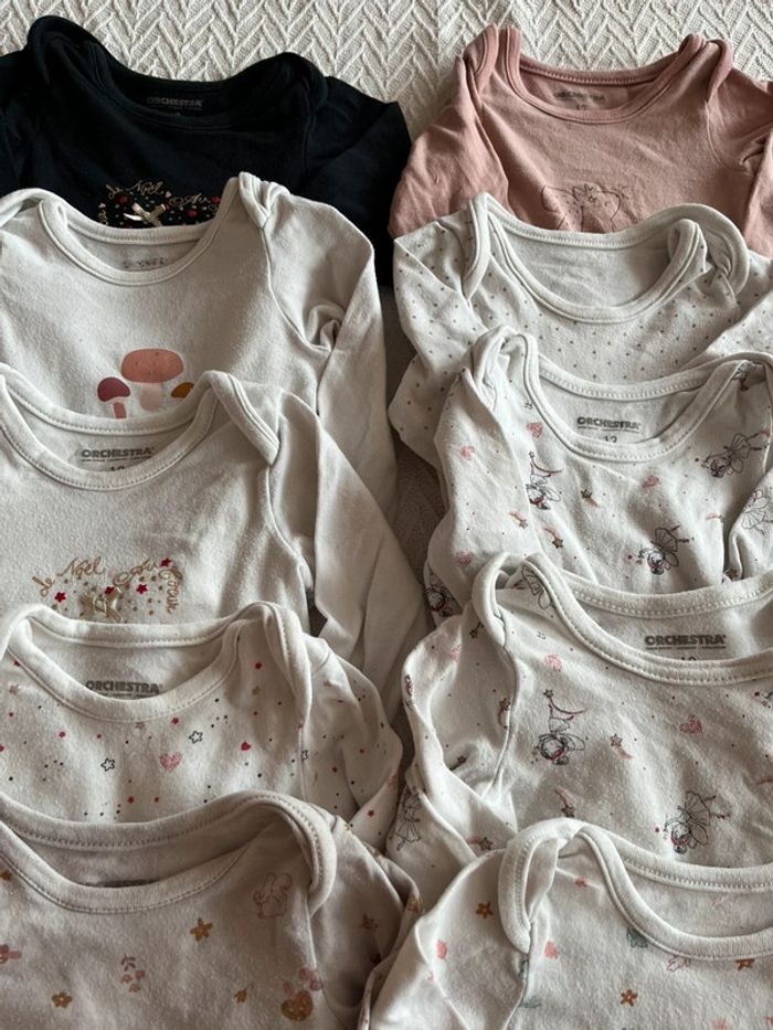 Lot bodies 12 mois - photo numéro 2