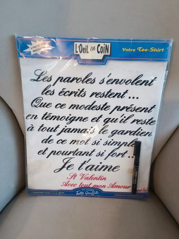 T shirt neuf St Valentin