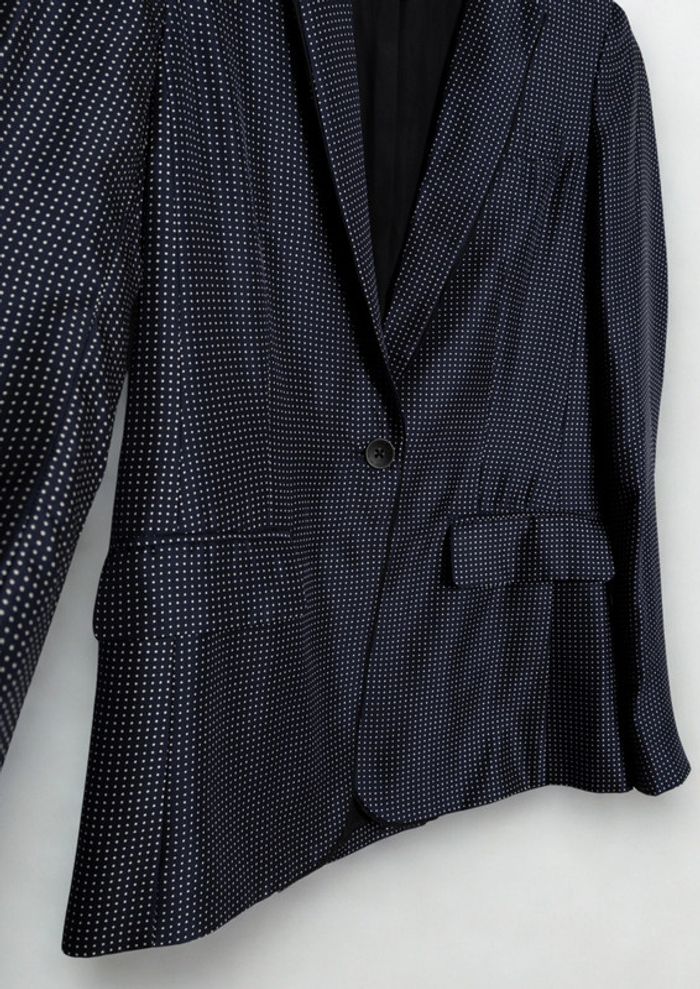 Veste blazer motif pois Blazer jacket polka dots 100% soie silk Rag & Bone Size XS - photo numéro 4