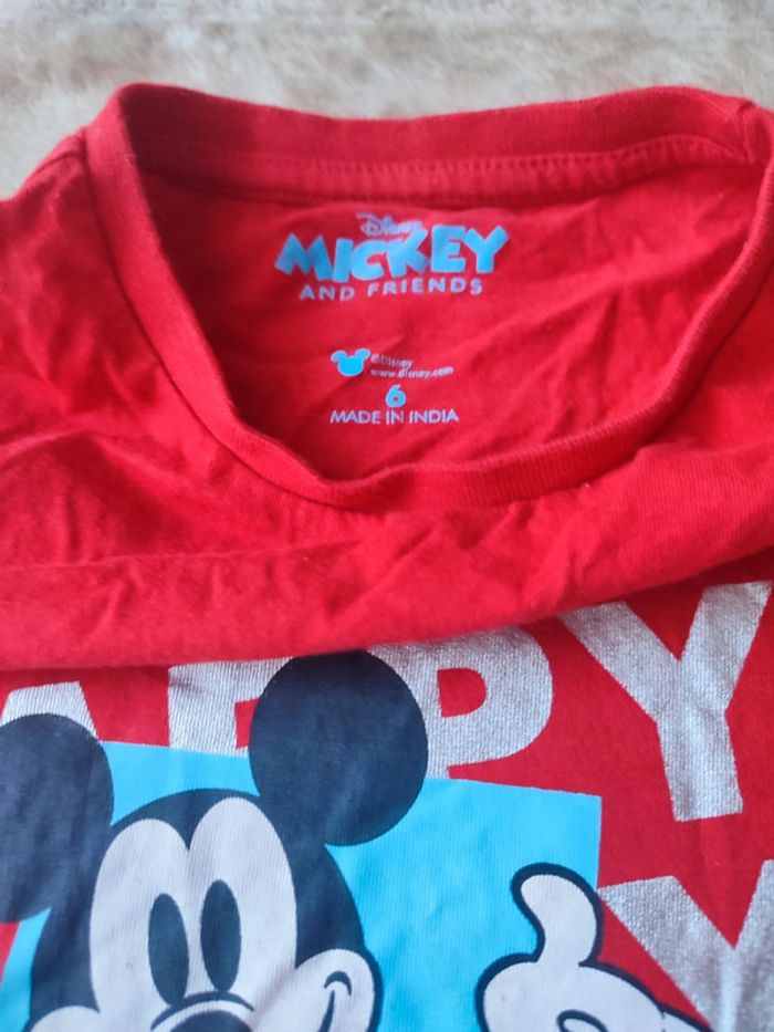 Tee-shirt Disney Mickey 6 ans - photo numéro 3