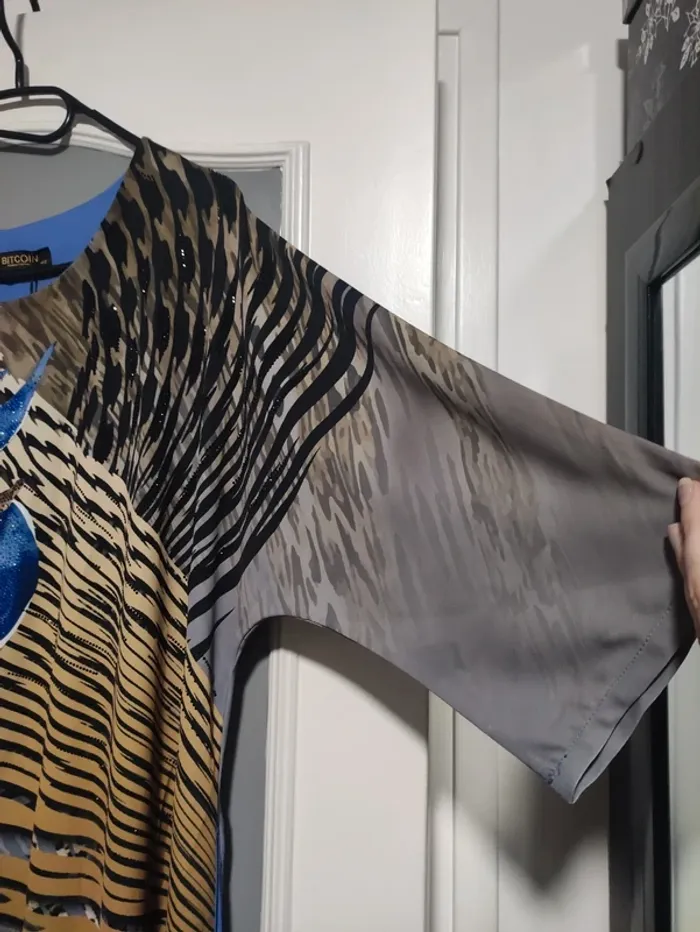 Robe algérienne habillée, à strass neuve, taille 46 - photo numéro 7