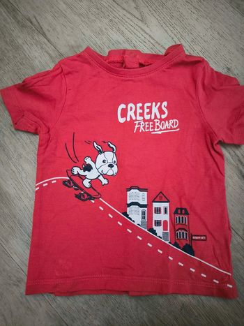 Tee-shirt creeks 6 mois