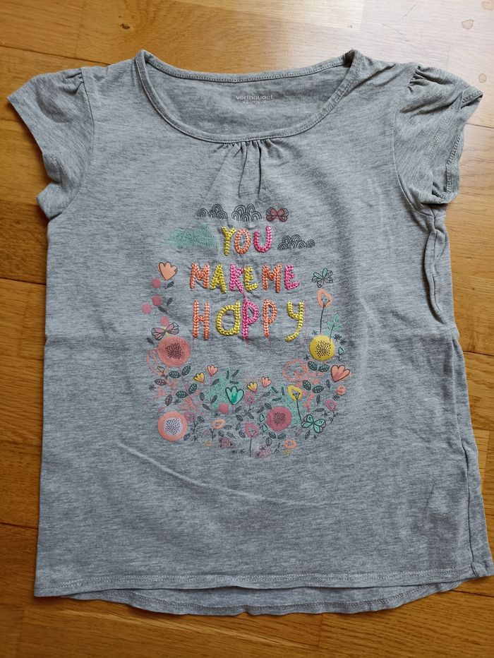Lot tee shirt manches courtes été fille 8 ans - photo numéro 5
