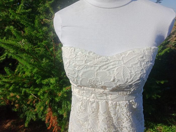 Robe de mariée ou témoin neuve, taille 36, - photo numéro 10