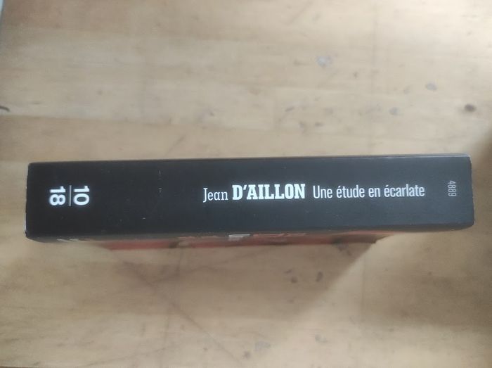 Une étude en écarlate Jean d'Aillon 10/18 Grands Détectives 2015 - photo numéro 2