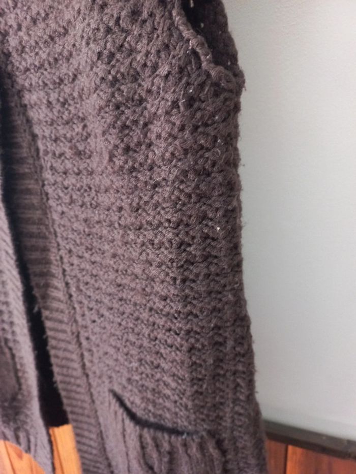 Gilet marron sans manches - photo numéro 4