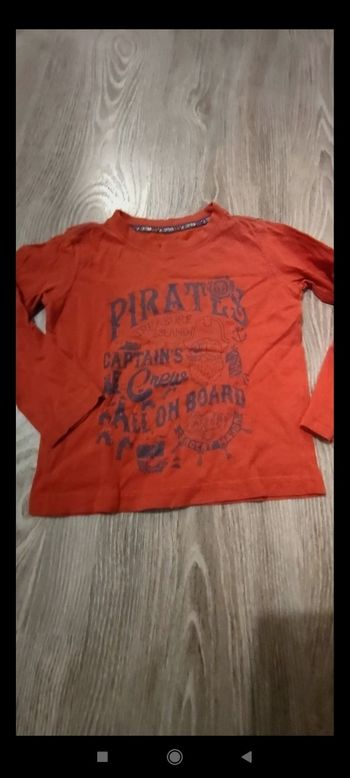 Sous pull pirate 3 ans