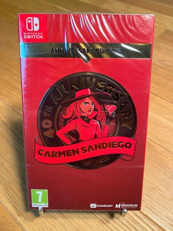 Carmen sandiego 40th anniversary - switch - jeu neuf sous blister 