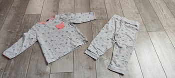 Pyjama 2 pièces Kiabi blanc