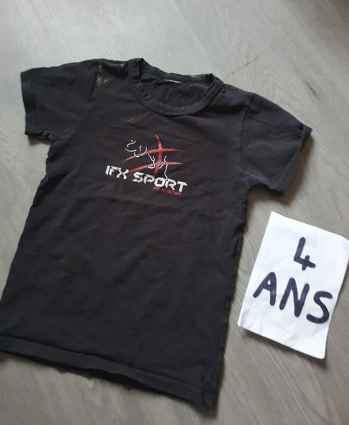 Maillot t-shirt manches courtes 4ans garçon