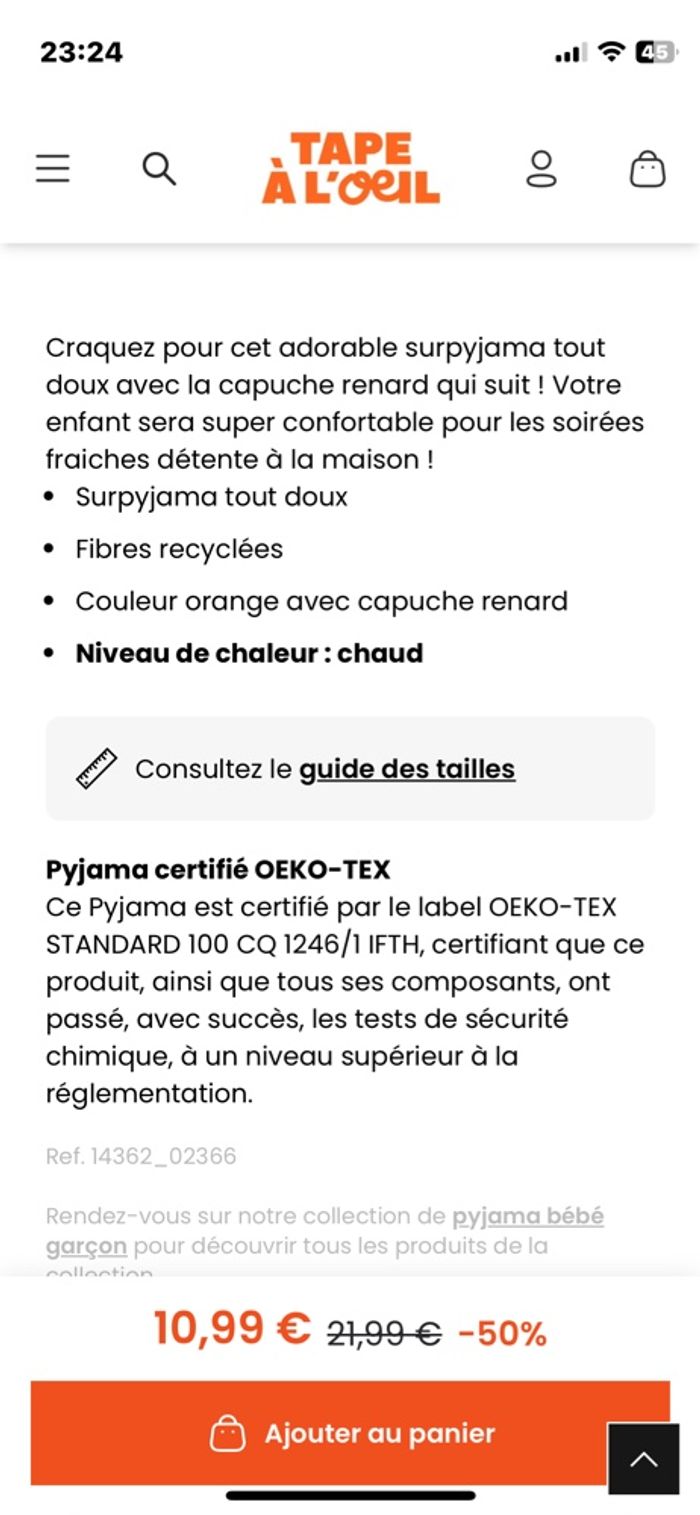 Sur pyjama - photo numéro 7