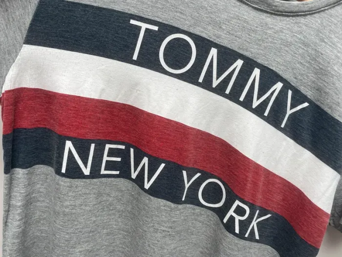 T-shirt Gris Tommy Hilfiger Homme XL - New York - photo numéro 3