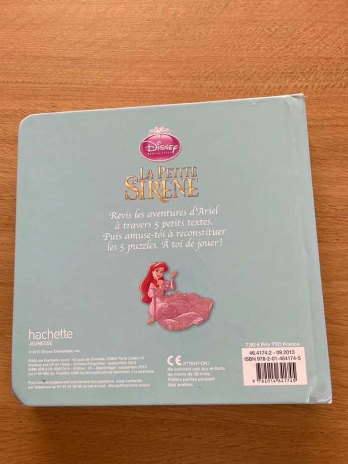 Mon livre puzzle la petite sirène - photo numéro 7