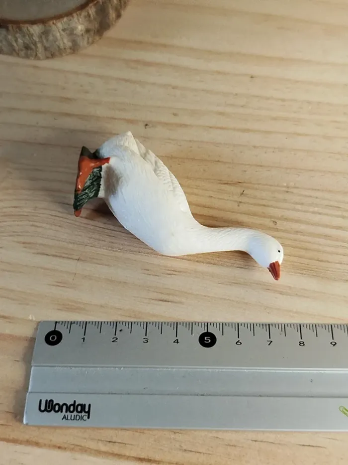 Figurine Oie blanche animal de la ferme - photo numéro 5