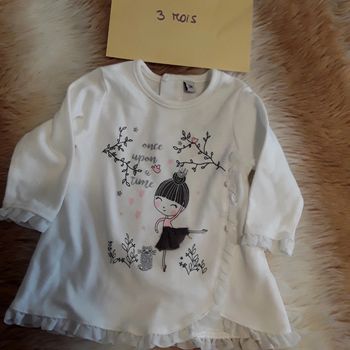 T shirt bébé fille 3 mois