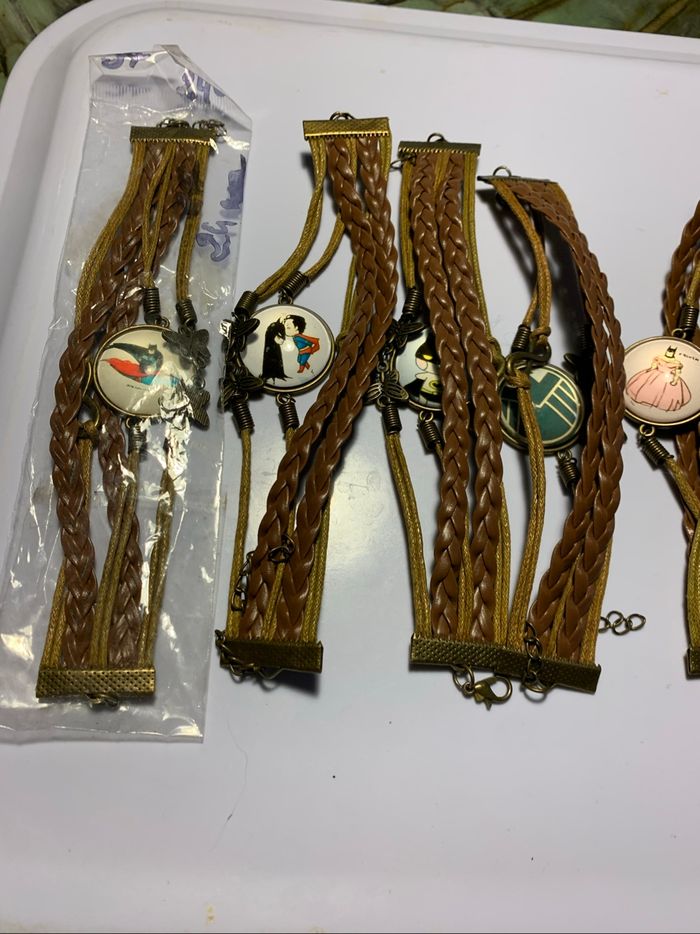 Lot bracelets Batman - photo numéro 2