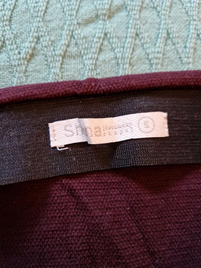 Jupe rouge avec fente taille 38 / M - photo numéro 2