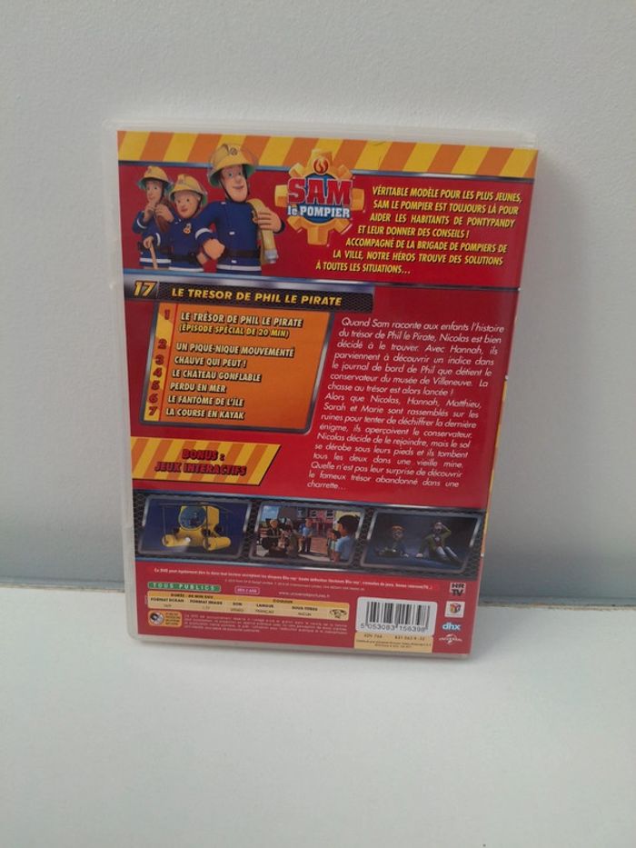 DVD Sam le pompier Le trésor de Phil le pirate - photo numéro 2