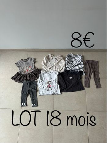 Lot 18 mois bébé fille