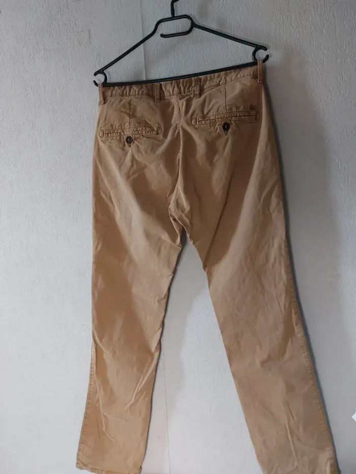 Pantalon style shino beige straight it "Celio" - photo numéro 2