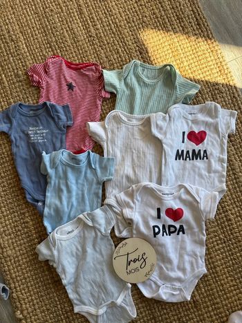 Lot de bodies bébé 3 mois