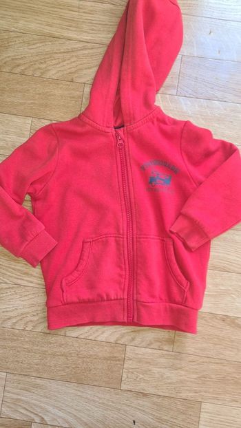 Gilet capuche 12/24  mois